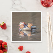 Mandarin Duck Serviette (Beispiel)