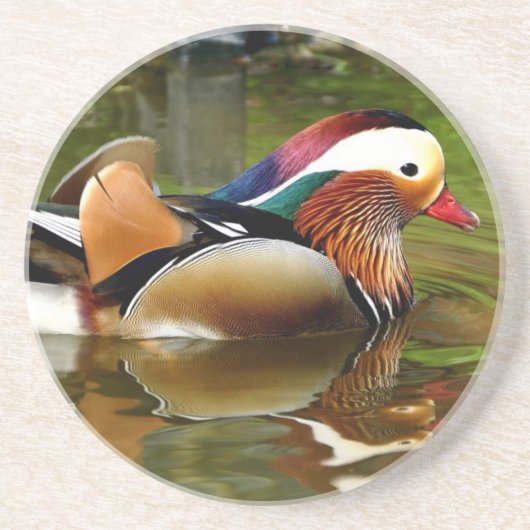 Mandarin Duck Untersetzer (Vorne)