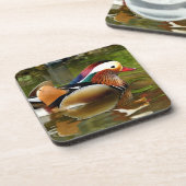 Mandarin Duck Untersetzer (Linke Seite)