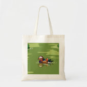 Mandarin Duck up close tote bag Tragetasche (Vorne)
