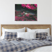 Mandarin Duck View Leinwand (Insitu (Schlafzimmer))