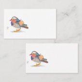 MANDARIN DUCK VISITENKARTE (Vorne/Hinten)