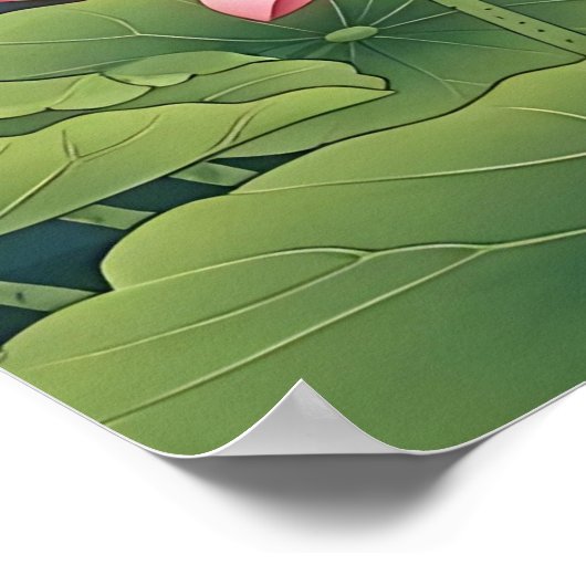 Mandarin Ducks Feng Shui Painting - Liebe & Harmon Poster (Ecke)