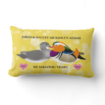 Mandarin Ducks Lovebirds jedes Jahr