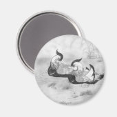 Mandarin Ducks Magnet (Vorderseite/Rückseite)