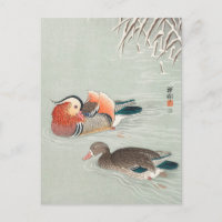 Mandarin Ducks Painting von Ohara Koson