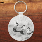 Mandarin Ducks Schlüsselanhänger (Vorderseite)