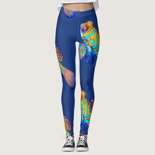 Mandarin-Fisch  Leggings (Vorderseite)