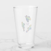 Mandarin-Fische Glas (Rückseite)