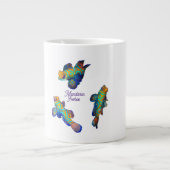 Mandarin-Fische Jumbo-Tasse (Vorderseite)