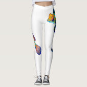 Mandarin-Fische Leggings (Vorderseite)