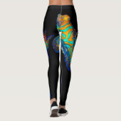 Mandarin-Fische Leggings (Rückseite)