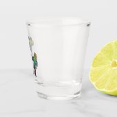 Mandarin-Fische Schnapsglas (Rechts)