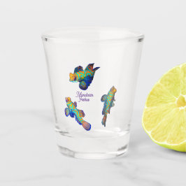 Mandarin-Fische Schnapsglas