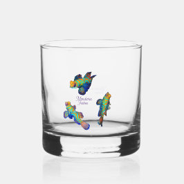 Mandarin-Fische Whiskyglas