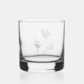 Mandarin-Fische Whiskyglas (Rückseite)