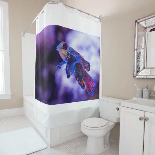 Mandarin Goby Fish Duschvorhang (Beispiel)