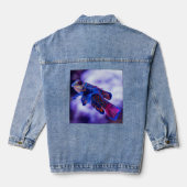 Mandarin Goby Fish Jeansjacke (Rückseite)