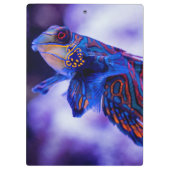 Mandarin Goby Fish Klemmbrett (Rückseite)