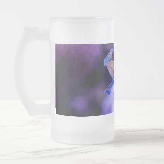 Mandarin Goby Fish Mattglas Bierglas (Links)