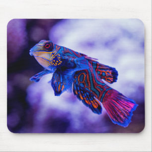Mandarin Goby Fish Mouse Pad Mousepad