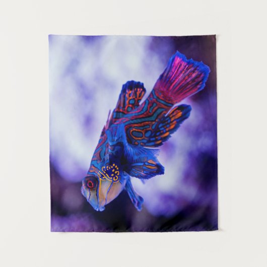 Mandarin Goby Fish Wandteppich (Vorderseite)