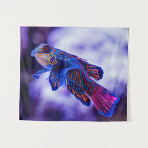Mandarin Goby Fish Wandteppich