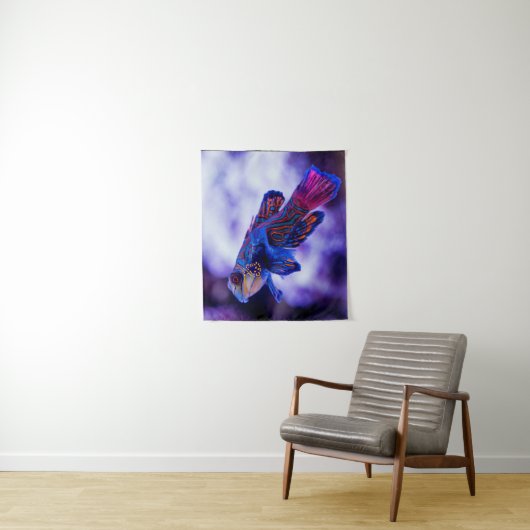 Mandarin Goby Fish Wandteppich (Beispiel)