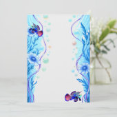 Mandarin Goby Saltwater Fish Einladungen (Stehend Vorderseite)