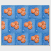 Mandarin Orange Geschenkpapier (Flach)