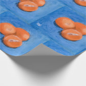 Mandarin Orange Geschenkpapier (Ecke)
