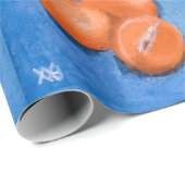 Mandarin Orange Geschenkpapier (Rolleneckpunkt)