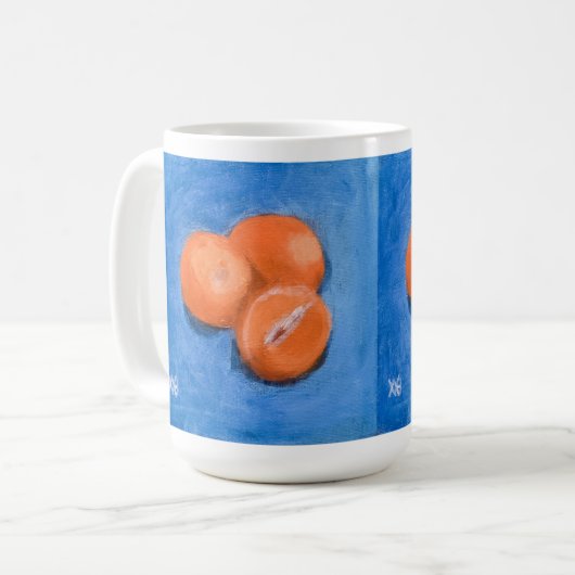 Mandarin Orange Kaffeetasse (Vorderseite Links)