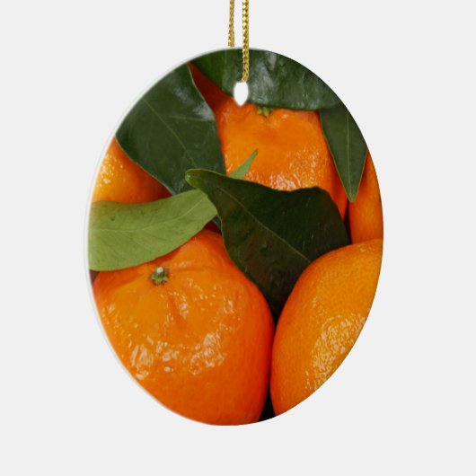 Mandarin Orange Keramik Ornament (Rechts)