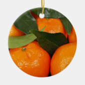 Mandarin Orange Keramik Ornament (Vorne)
