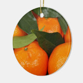 Mandarin Orange Keramik Ornament (Links)