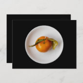 Mandarin Orange Portrait Still Life, Zen Unique Postkarte (Vorne/Hinten)