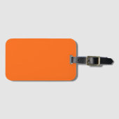 Mandarin Orange Single-Sided-Headband mit Karte Sl Gepäckanhänger (Vorderseite (Horizontal))