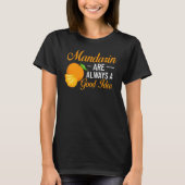 Mandarin Orange Tree Frucht Pflanze Juice Fresh Ca T-Shirt (Vorderseite)