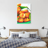 Mandarin-Orangenfrucht Leinwanddruck (Insitu (Schlafzimmer))