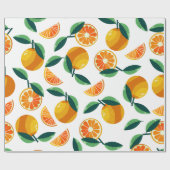 Mandarin Pattern Geschenkpapier (Flach)