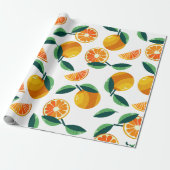 Mandarin Pattern Geschenkpapier (Ungerollt)