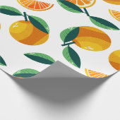 Mandarin Pattern Geschenkpapier (Ecke)