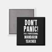 Mandarin Teacher Magnet (Vorderseite/Rückseite)