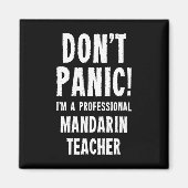 Mandarin Teacher Magnet (Vorne)