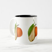 Mandarin - Virtuoso-Doppelstockspieler Zweifarbige Tasse (Vorderseite Links)