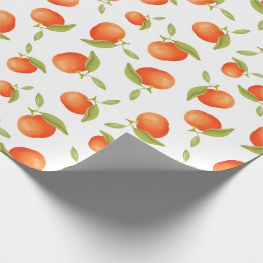 Mandarine 2 Schleifpapier Geschenkpapier (Ecke)