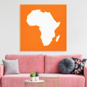 Mandarine Audacious Africa Leinwanddruck (Insitu (Wohnzimmer))