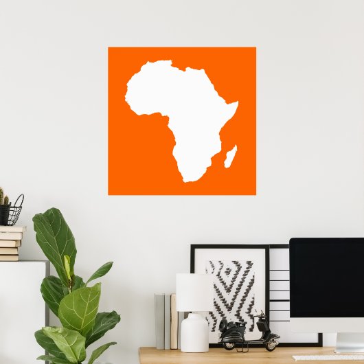 Mandarine Audacious Africa Poster (Heimbüro)