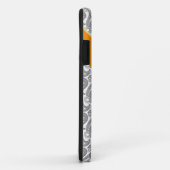 Mandarine Black Paisley Case-Mate iPhone Hülle (Hinten/Rechts)
